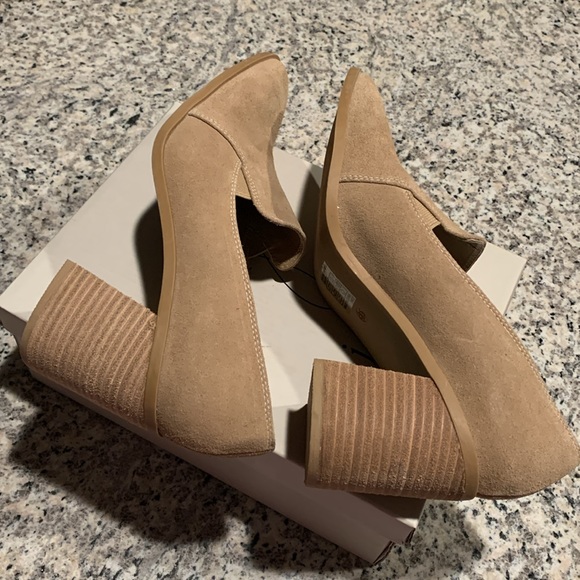 JOIE Wevenly Suede Block Heel Closed Toe Loafer - Picture 5 of 15